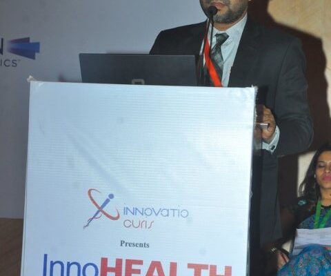 Gallery page - Dr. Bishal Dhakal at InnoHEALTH 2016