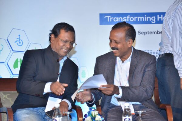 Eur Ing Muthu Singaram and Dr S Venkataramanaiah as jury of Young Innovator award at InnoHEALTH 2017 Eur Ing Muthu Singaram and Dr S Venkataramanaiah as jury of Young Innovator award at InnoHEALTH 2017