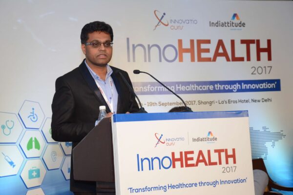 Pavan Asalapuram sharing his views on Diagnostics of Tomorrow at InnoHEALTH 2017 Pavan Asalapuram sharing his views on Diagnostics of Tomorrow at InnoHEALTH 2017