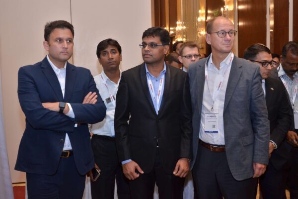 Amit Saroj, Pavan Asalapuram and Jan Erik at B2B meeting of InnoHEALTH 2017 Amit Saroj, Pavan Asalapuram and Jan Erik at B2B meeting of InnoHEALTH 2017