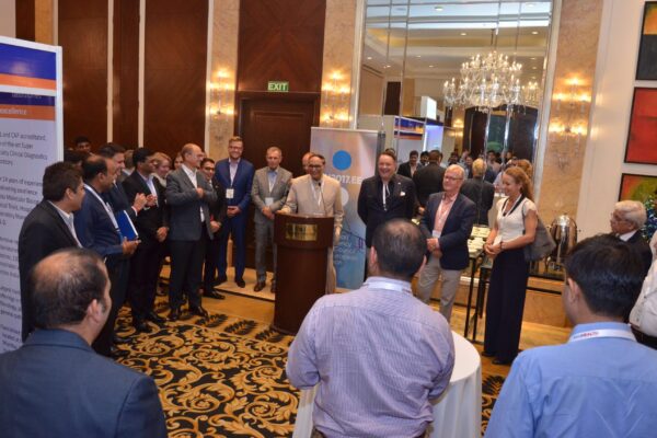 Dr V K Singh addresses the congregation at B2B meeting of InnoHEALTH 2017 Dr V K Singh addresses the congregation at B2B meeting of InnoHEALTH 2017