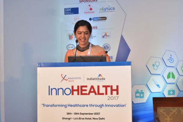 Dr Nimmi Rastogi sharing her views on Challenges & Redefining Healthcare Landscape at InnoHEALTH 2017 Dr Nimmi Rastogi sharing her views on Challenges & Redefining Healthcare Landscape at InnoHEALTH 2017