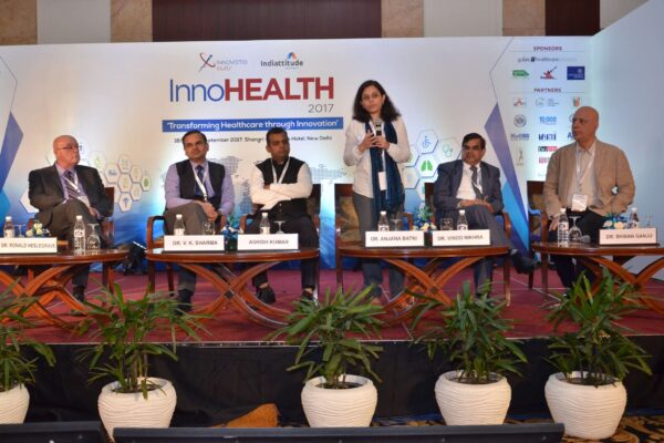 Panel discussion of session 6 on Innovations in Pharma sector in progress at InnoHEALTH 2017 Panel discussion of session 6 on Innovations in Pharma sector in progress at InnoHEALTH 2017
