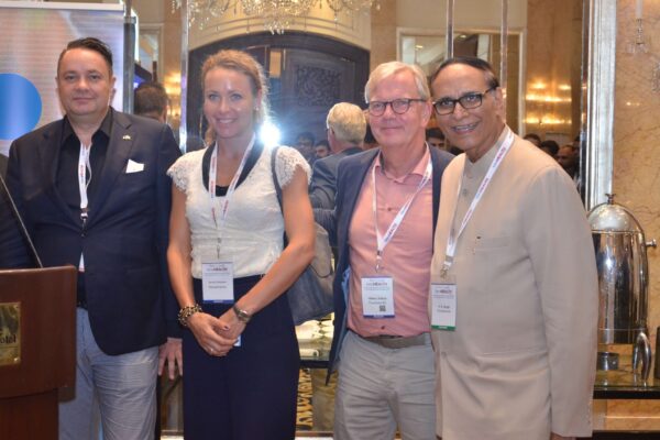 Pieter Spee, Caroline Danielson, Hakan Jideus and Dr V K Singh at the B2B meeting of InnoHEALTH 2017 Pieter Spee, Caroline Danielson, Hakan Jideus and Dr V K Singh at the B2B meeting of InnoHEALTH 2017