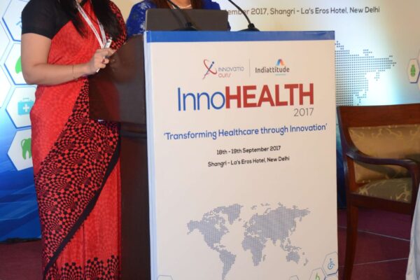 Avantika Batish and Nimisha Singh - Masters of ceremonies hosting InnoHEALTH 2017 Avantika Batish and Nimisha Singh - Masters of ceremonies hosting InnoHEALTH 2017