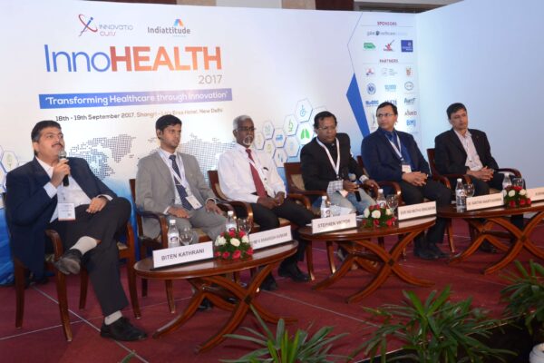 Panel discussion of session 3 at InnoHEALTH 2017 in progress Panel discussion of session 3 at InnoHEALTH 2017 in progress