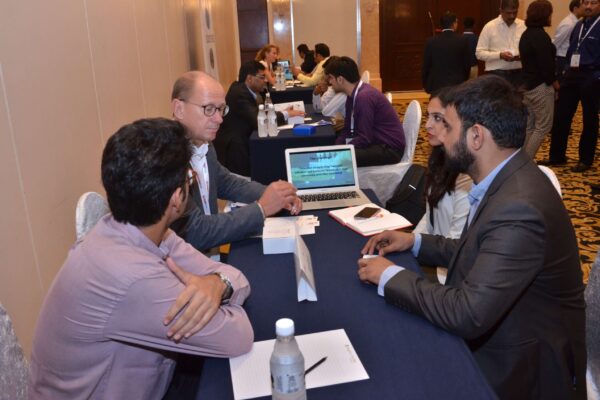 Jan Erik of Apirays interacting with Invest India representatives at B2B meeting of InnoHEALTH 2017 Jan Erik of Apirays interacting with Invest India representatives at B2B meeting of InnoHEALTH 2017