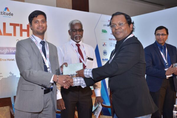 Eur Ing Muthu Singaram presenting memento to Amaresh Kumar at InnoHEALTH 2017 Eur Ing Muthu Singaram presenting memento to Amaresh Kumar at InnoHEALTH 2017