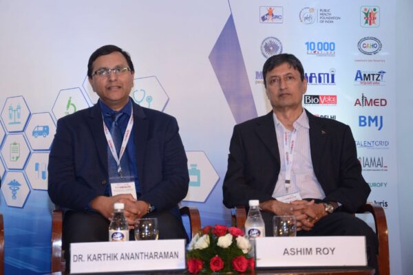 Karthik Anantharaman and Ashim Roy participate as panellists in session 3 at InnoHEALTH 2017 Karthik Anantharaman and Ashim Roy participate as panellists in session 3 at InnoHEALTH 2017