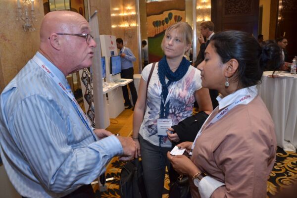 Ronald Heslegrave, Malin Hollmark and Shampa Bari at B2B meeting of InnoHEALTH 2017 Ronald Heslegrave, Malin Hollmark and Shampa Bari at B2B meeting of InnoHEALTH 2017