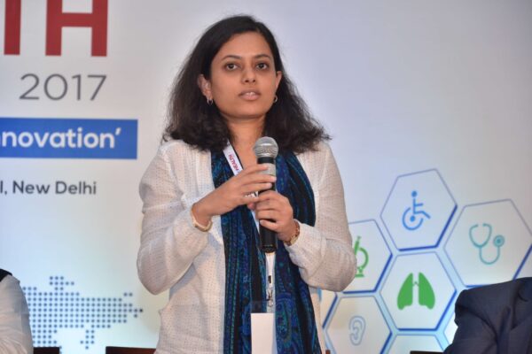 Dr Anjana Batni explaning Innovations in the Pharma sector at InnoHEALTH 2017 Dr Anjana Batni explaning Innovations in the Pharma sector at InnoHEALTH 2017