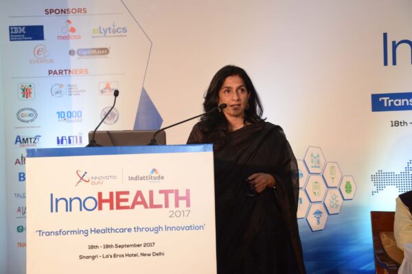 Dr Arti Maria speaking in session 1 at InnoHEALTH 2017 Dr Arti Maria speaking in session 1 at InnoHEALTH 2017