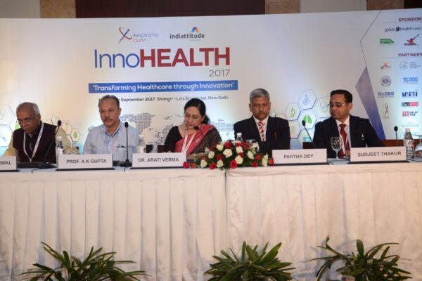 Speakers panel for session 1 at InnoHEALTH 2017 Speakers panel for session 1 at InnoHEALTH 2017