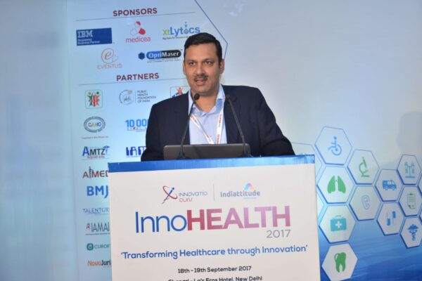Dr Sandeep Bhalla - Moderator of session 5 at InnoHEALTH 2017 Dr Sandeep Bhalla - Moderator of session 5 at InnoHEALTH 2017