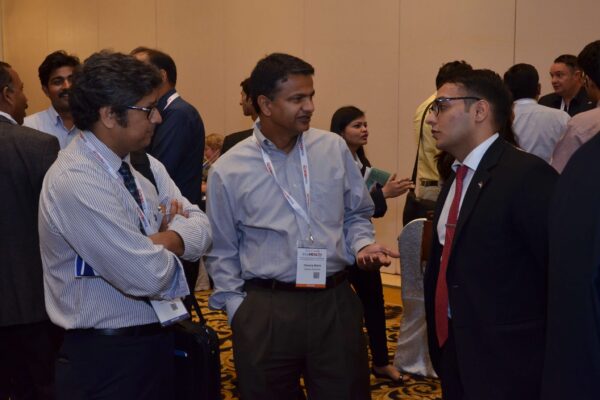 Dheeraj Misra from GalaXe and Ankit Bahl from Estonian Embassy in India share ideas at B2B meeting of InnoHEALTH 2017 Dheeraj Misra from GalaXe and Ankit Bahl from Estonian Embassy in India share ideas at B2B meeting of InnoHEALTH 2017