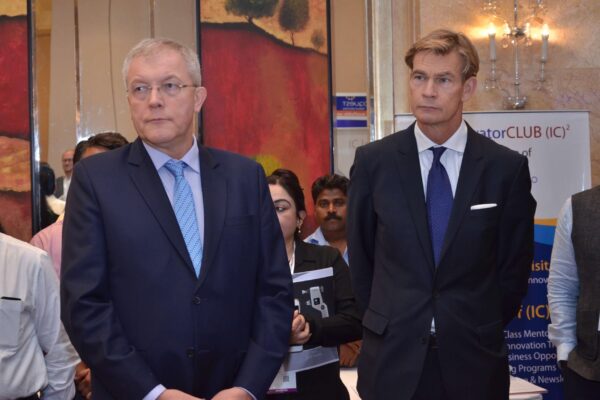 Lithuanian Ambassador to India and Swedish Ambassador to India at B2B meeting of InnoHEALTH 2017 Lithuanian Ambassador to India and Swedish Ambassador to India at B2B meeting of InnoHEALTH 2017