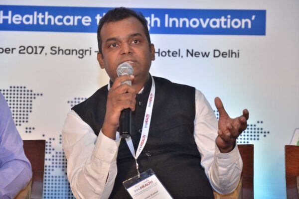 Ashish Kumar sharing his views on innovations in pharma sector at InnoHEALTH 2017 Ashish Kumar sharing his views on innovations in pharma sector at InnoHEALTH 2017