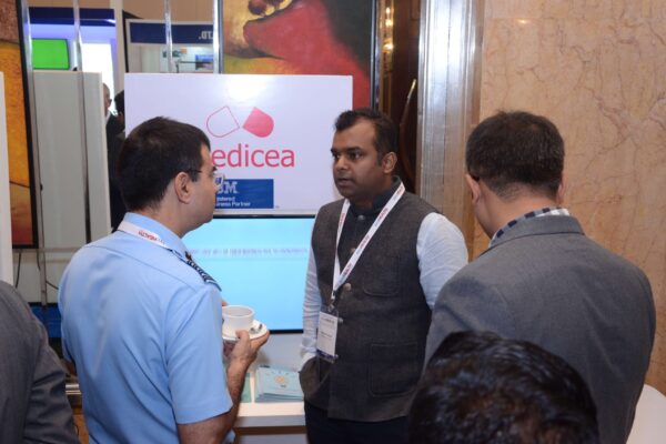 Ashish Kumar from Medicea briefing attendees at InnoHEALTH 2017 Ashish Kumar from Medicea briefing attendees at InnoHEALTH 2017