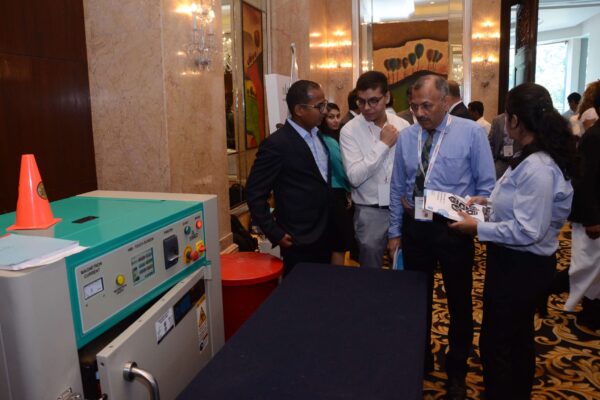 Optimaser representatives showcasing their product at InnoHEALTH 2017 Optimaser representatives showcasing their product at InnoHEALTH 2017