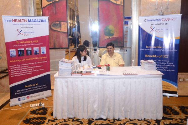 InnoHEALTH magazine stall at InnoHEALTH 2017 InnoHEALTH magazine stall at InnoHEALTH 2017