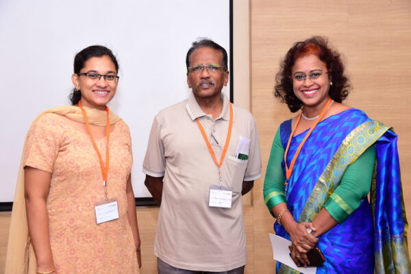 Swetha Suresh and Dr Shan with Sharda Balaji at InnoHEALTH 2017 Bangalore leg Swetha Suresh and Dr Shan with Sharda Balaji at InnoHEALTH 2017 Bangalore leg