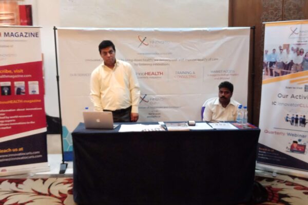 1. InnoHEALTH magazine stall at master classes of InnoHEALTH 2018
