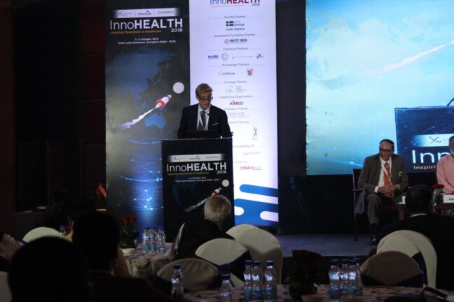 12. H.E Klas Molin, Guest of honor at InnoHEALTH 2018 shares his views in the inaugural session 12. H.E Klas Molin, Guest of honor at InnoHEALTH 2018 shares his views in the inaugural session