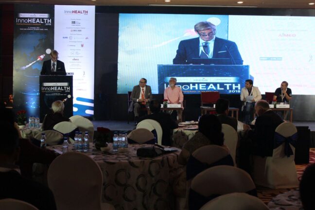 13. H.E Klas Molin, Guest of honor at InnoHEALTH 2018 shares his views in the inaugural session 13. H.E Klas Molin, Guest of honor at InnoHEALTH 2018 shares his views in the inaugural session