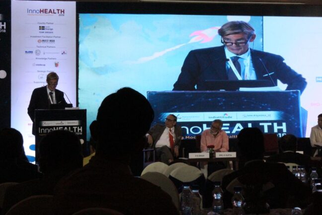 14. H.E Klas Molin, Guest of honor at InnoHEALTH 2018 shares his views in the inaugural session 14. H.E Klas Molin, Guest of honor at InnoHEALTH 2018 shares his views in the inaugural session
