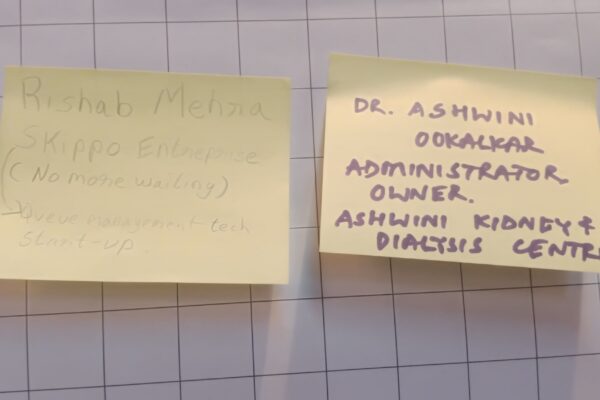 16. Partcipants of the master class for improving care in hospitals using lean jot their information at InnoHEALTH 2018 16. Partcipants of the master class for improving care in hospitals using lean jot their information at InnoHEALTH 2018
