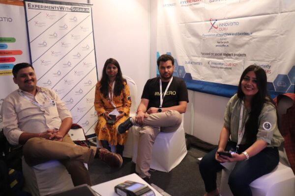 17. (L-R)Mayank Kumar Singh, Arati Chaudhary, Clarion Smith and Neha Prakash at InnoHEALTH 2018 17. (L-R)Mayank Kumar Singh, Arati Chaudhary, Clarion Smith and Neha Prakash at InnoHEALTH 2018