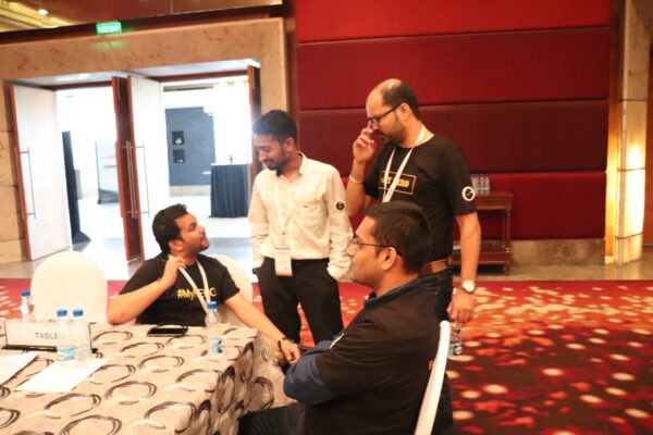 20. (L-R)Clarion Smith, Chetan Bansiwal, Alok Chaudhary and Saurabh Gupta at InnoHEALTH 2018 20. (L-R)Clarion Smith, Chetan Bansiwal, Alok Chaudhary and Saurabh Gupta at InnoHEALTH 2018