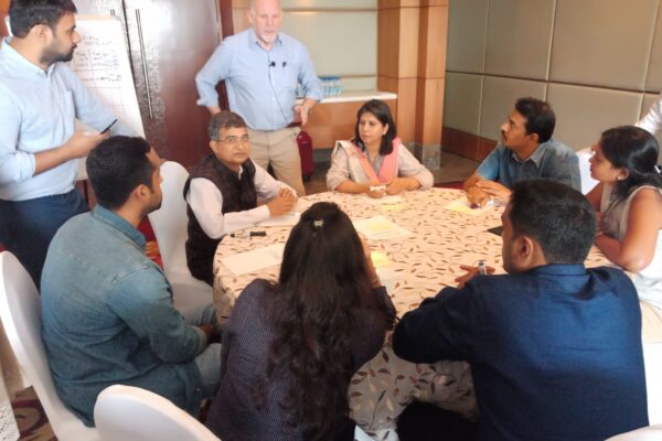 21. Group task in master class on improving care in hospitals through lean by Chris Lloyd in progress - InnoHEALTH 2018 21. Group task in master class on improving care in hospitals through lean by Chris Lloyd in progress - InnoHEALTH 2018