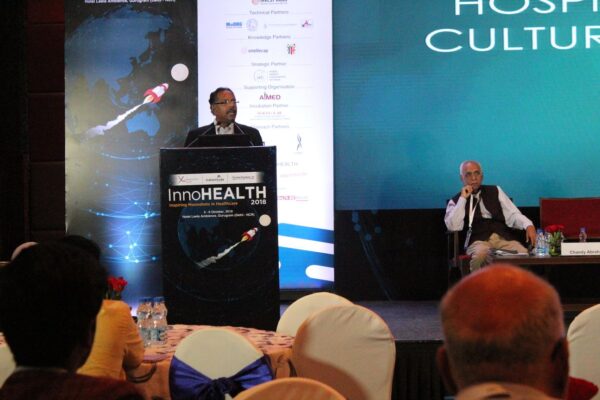 3. Chandy Abraham from ITC Limited speaks at InnoHEALTH 2018 session for Innovations in hospitals 3. Chandy Abraham from ITC Limited speaks at InnoHEALTH 2018 session for Innovations in hospitals