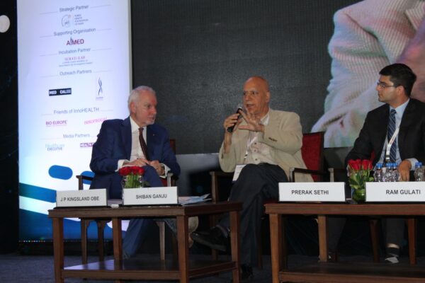 6. Panel discussion in progess at session on Achieving universal health coverage, insurance led innovations and AYUSH at InnoHEALTH 2018 6. Panel discussion in progess at session on Achieving universal health coverage, insurance led innovations and AYUSH at InnoHEALTH 2018