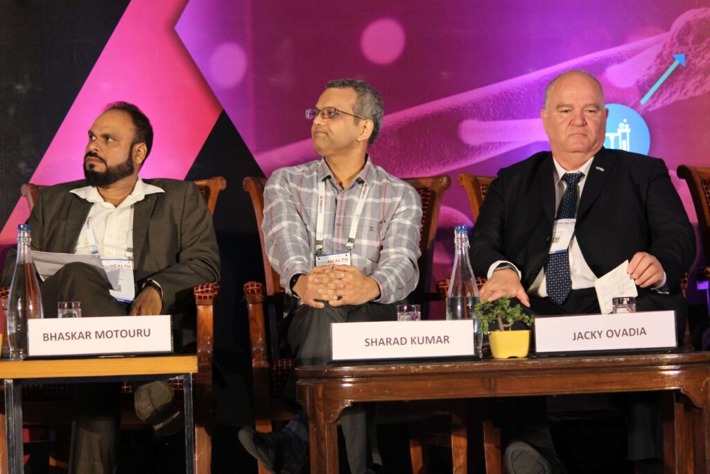 Bhaskar Motouru, Sharad Kumar & Jacky Ovadia, Session 8 at InnoHEALTH 2019 Bhaskar Motouru, Sharad Kumar & Jacky Ovadia, Session 8 at InnoHEALTH 2019
