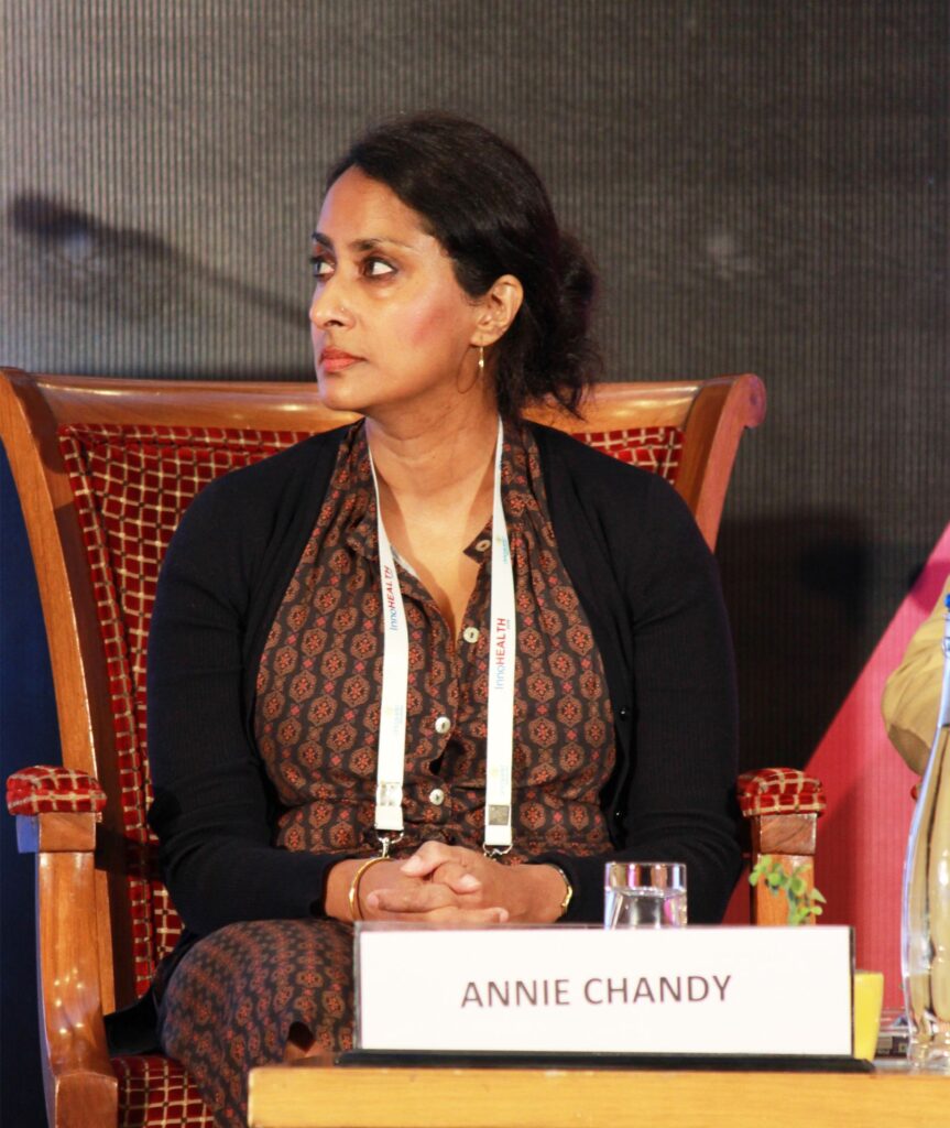 Dr. Annie George Chandy, Keynote, Session 6 at InnoHEALTH 2019! Dr. Annie George Chandy, Keynote, Session 6 at InnoHEALTH 2019!