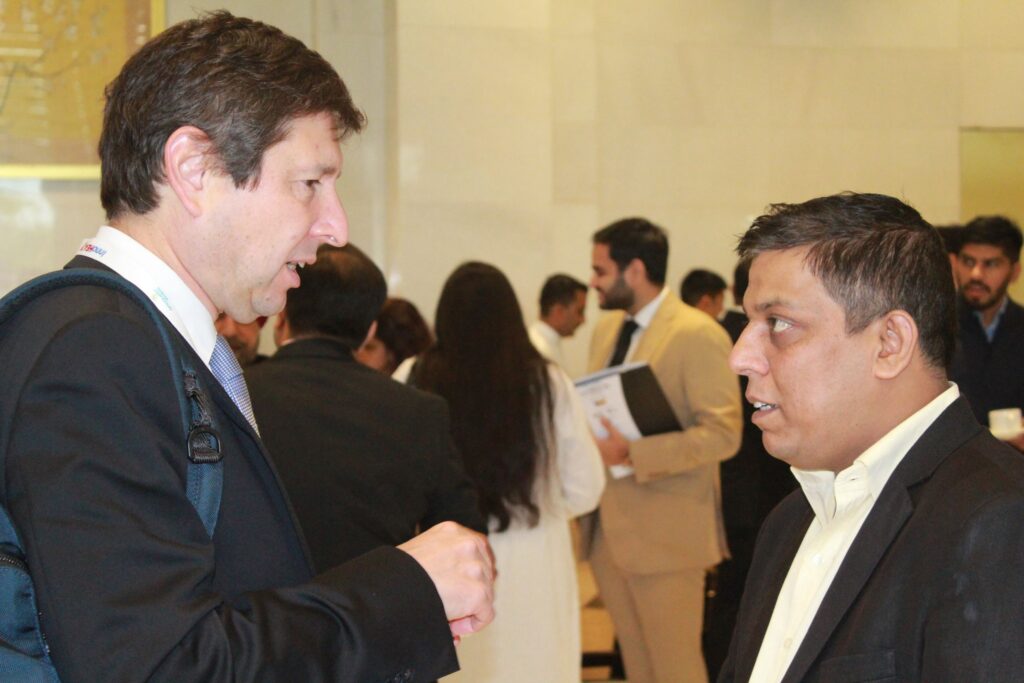 Filipe Assoreira and Sanjay Gaur at InnoHEALTH 2019 Filipe Assoreira and Sanjay Gaur at InnoHEALTH 2019