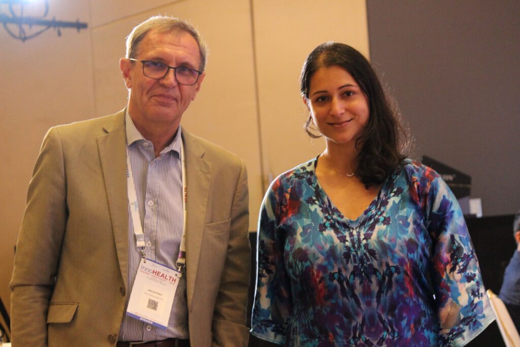 Jaanus Pikani and Tanya Spisbah at InnoHEALTH 2019 Jaanus Pikani and Tanya Spisbah at InnoHEALTH 2019