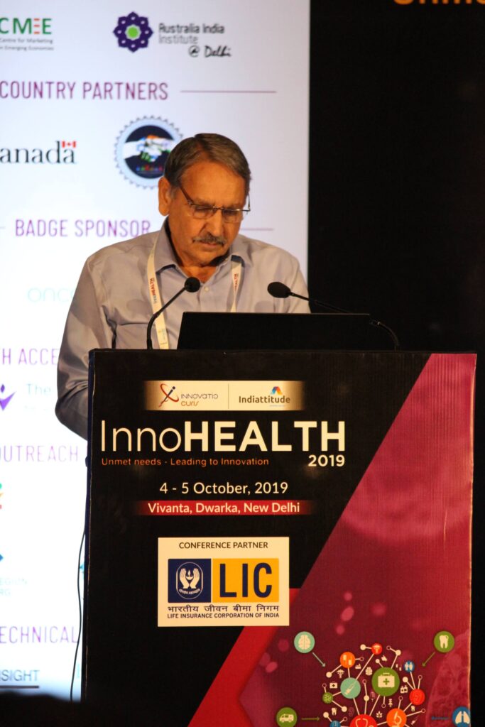 Karnal Singh at Inaugural session InnoHEALTH2019 Karnal Singh at Inaugural session InnoHEALTH2019