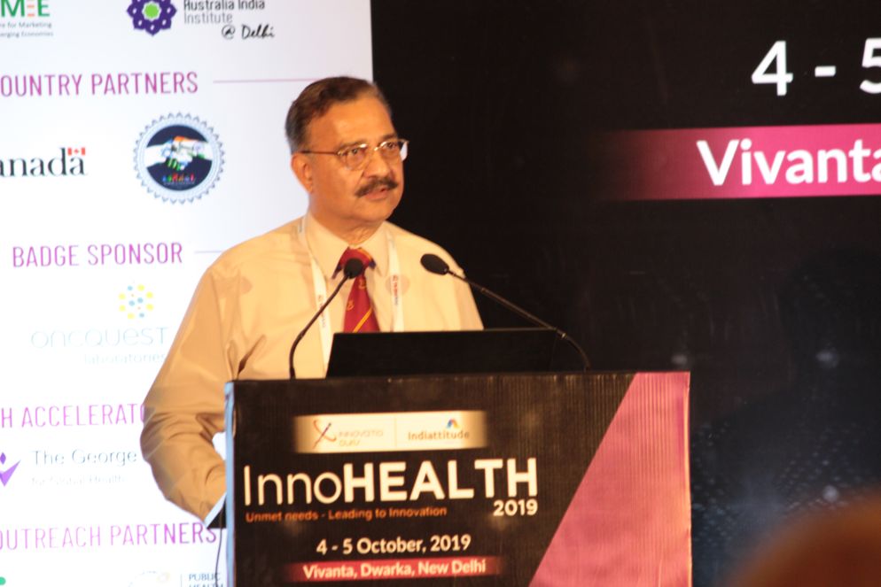 Lt General (Dr) Rajesh Pant at Inaugural session InnoHEALTH2019 Lt General (Dr) Rajesh Pant at Inaugural session InnoHEALTH2019