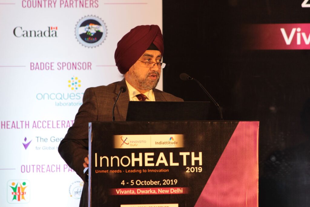 Maj Gen Jagtar Singh, Panelist at Session 2 InnoHEALTH 2019