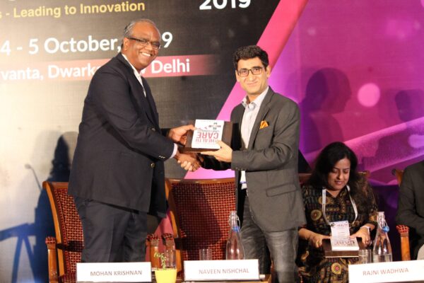 Mohan Krishnan & Dr. Naveen Nishchal at Session 2 InnoHEALTH 2019