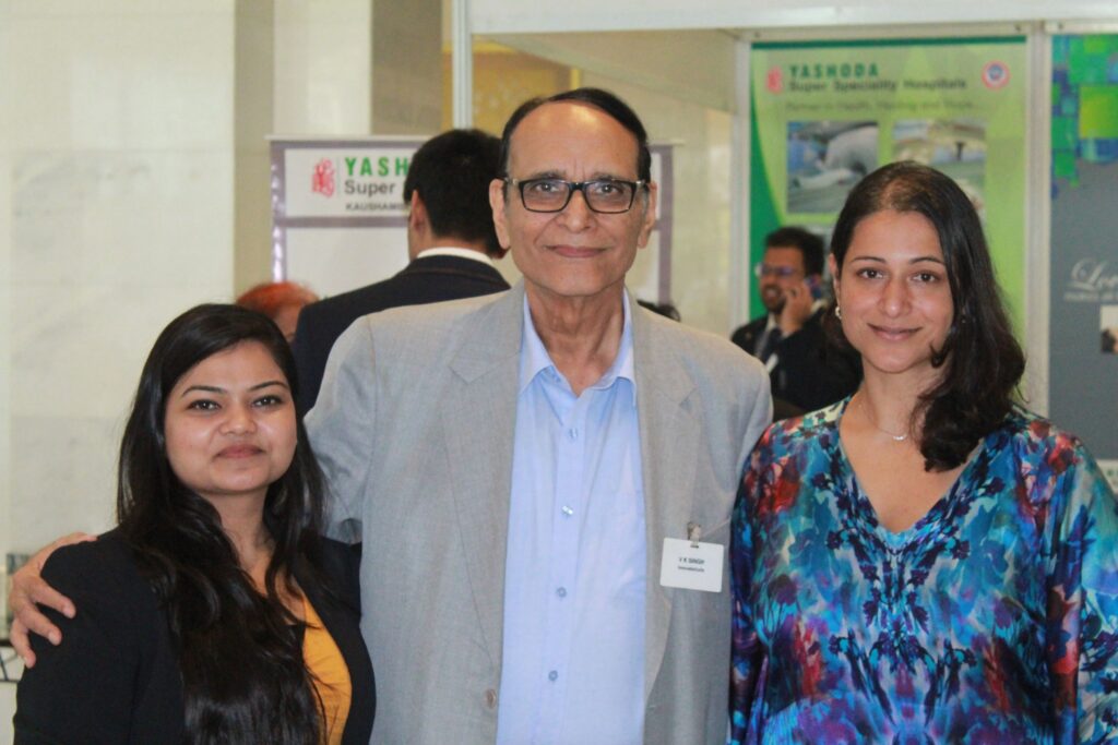 Parthvee Jain, Dr. VK Singh and Tanya Spisbah at InnoHEALTH 2019 Parthvee Jain, Dr. VK Singh and Tanya Spisbah at InnoHEALTH 2019