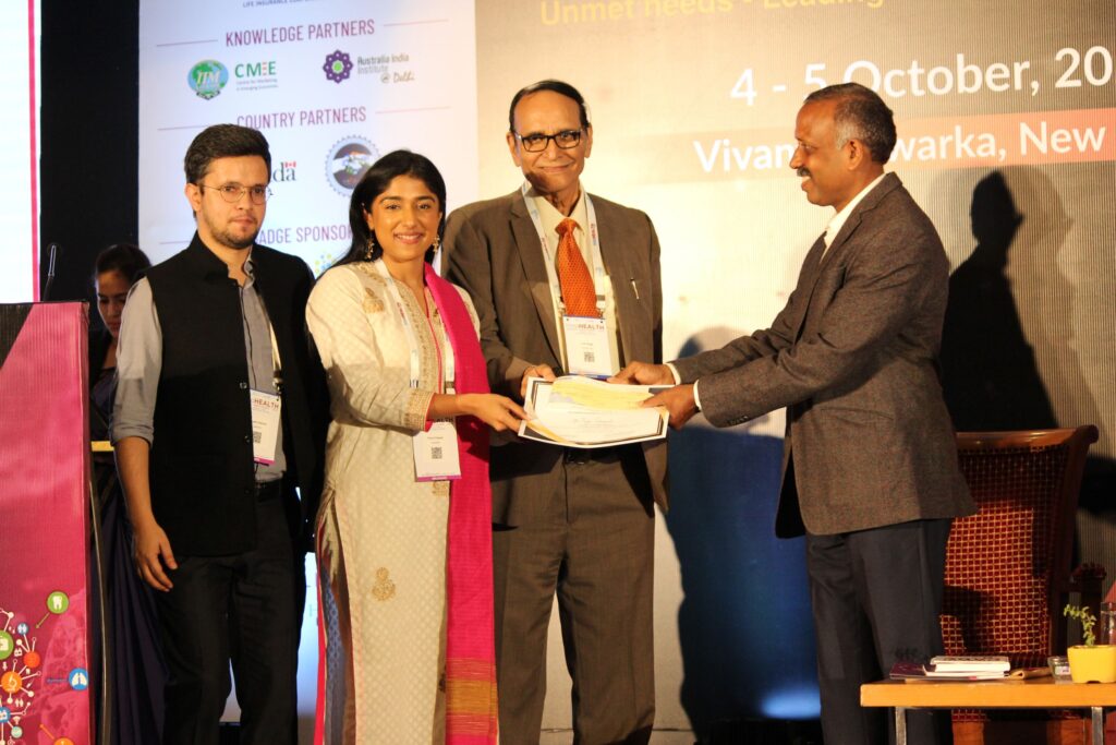 Priya Prakash, candidate at InnoHEALTH 2019