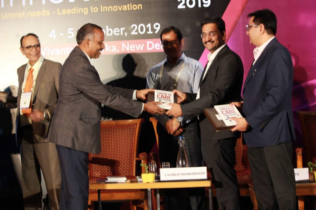 Prof S Venkataramanaiah & Dr. Saurabh Gupta at Session 5, InnoHEALTH 2019 Prof S Venkataramanaiah & Dr. Saurabh Gupta at Session 5, InnoHEALTH 2019