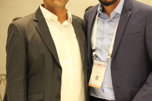 Prof Saurabh Gupta and Dhruv Singh at InnoHEALTH 2019 Prof Saurabh Gupta and Dhruv Singh at InnoHEALTH 2019