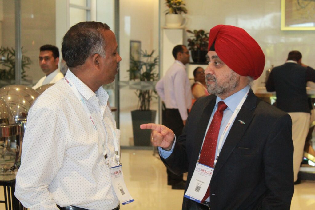 Prof. S. Venkat and Major Gen. Jagtar Singh at InnoHEALTH 2019 Prof. S. Venkat and Major Gen. Jagtar Singh at InnoHEALTH 2019