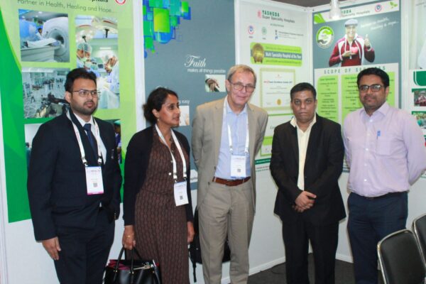 Rohit Chaudhary, Annie Chandy, Jaanus Pikani, Sanjay Gaur and Dr.Nihar Sojitra at InnoHEALTH 2019
