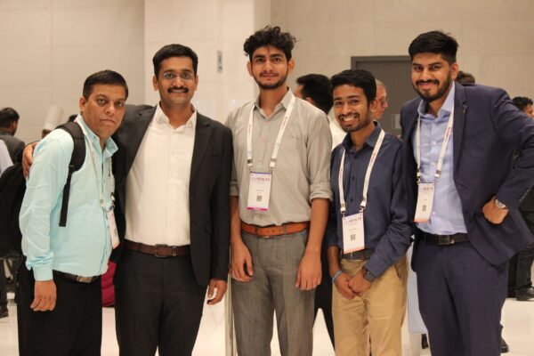 Sanjay Gaur, Prof. Saurabh Gupta, Ashish Sharma, Chetan Bansiwal and Dhruv Singh enjoying the moment at InnoHEALTH 2019 Sanjay Gaur, Prof. Saurabh Gupta, Ashish Sharma, Chetan Bansiwal and Dhruv Singh enjoying the moment at InnoHEALTH 2019